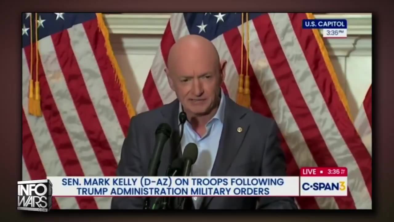 BREAKING VIDEO: Seditious Six Leader- Sen. Mark Kelly- Says Pete Hegseth, "Runs Around On A Stage Like He's A 12-Year-Old Playing Army!"