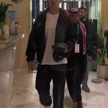 Cristiano Ronaldo at the Padel Championship matches in Riyadh