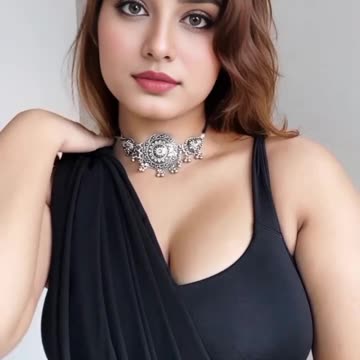 Beauty in Black ⚫ Saree