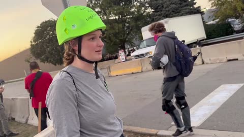 Far left Marxist National Lawyers Guild shows up at most leftists rally’s and riots to silently