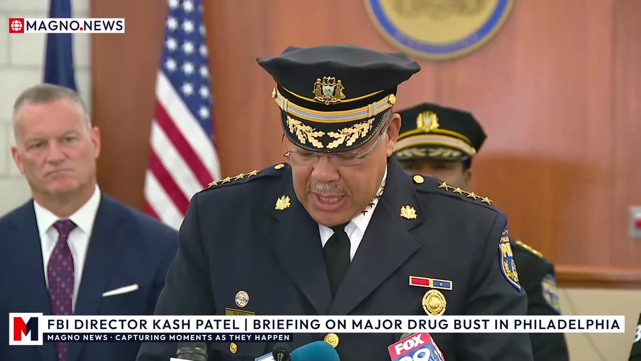 🚨 FBI Director Kash Patel Delivers Updates on Major Drug Bust in Philadelphia [LIVE]