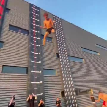 The world's first nonuple flip, which means 9 flips