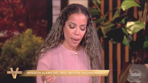 Sunny Hostin Baffled Why Pete Hegseth Wants To 'Toughen Physical Standards' In Military