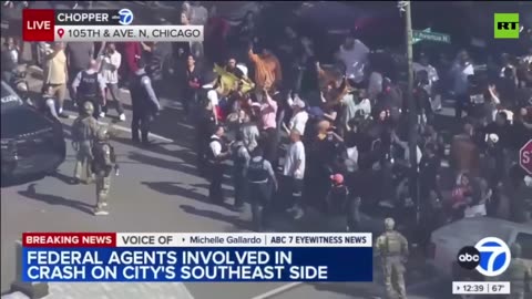 FEDS clash with protesters in Southside Chicago