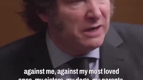 “I love destroying the state from within.” --- Javier Milei