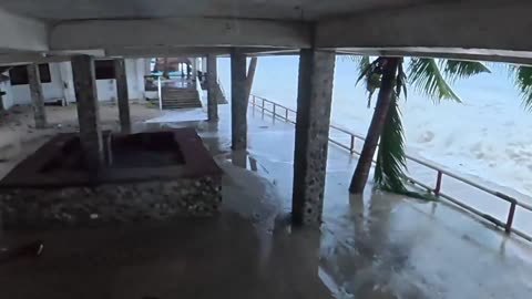 Super Typhoon Fung-wong brings a major storm surge as it makes landfall in Philippines.