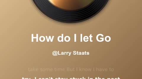 How do I let go
