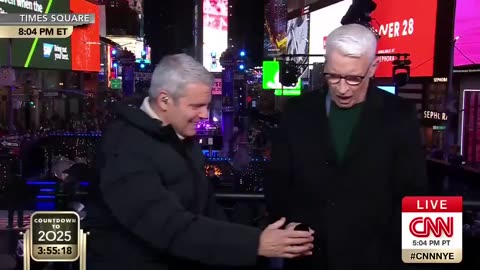 Shot of Tequila Leaves Anderson Cooper Gasping For Air on CNN New Year’s Eve