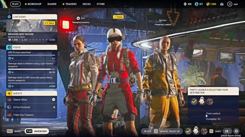 SECOND PARTNERED RUMBLE STREAM 💚 ARC RAIDERS GRIND 💚 TUNE IN