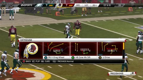 1969-70 REDSKINS VS MADDEN 25 , PHILADELPHIA EAGLES