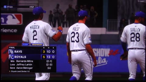 MLB The Show: Kansas City Royals vs Tampa Bay Rays (S22 G24) 