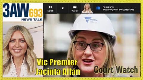 Vic Premier - Jacinta Allan interview 3AW w Jacqui Felgate 29Jan2025