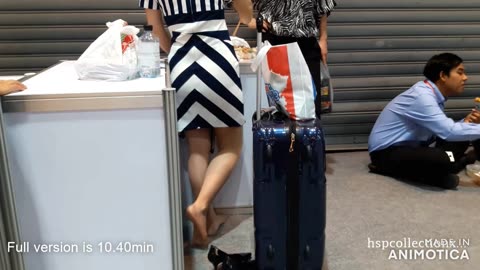 Standing around shoes off...Preview ( Full version is 10.40min )