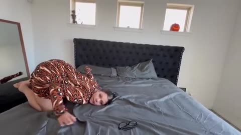 Yoga in Bed 4K Sheer Dress - Cat