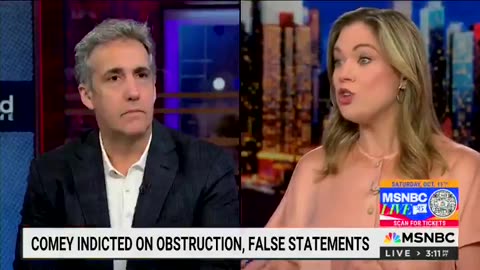 Michael Cohen Agrees With Trump, Says FBI Was 'Weaponized' By Comey 