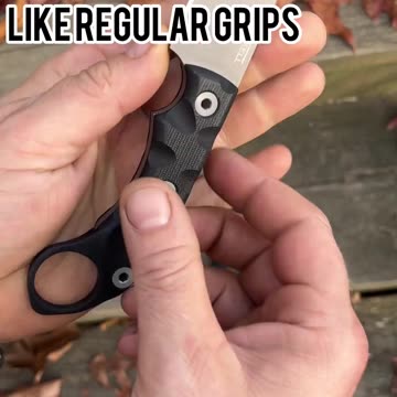 These Grips are AMAZING! 🤯🔪😱 #edc #everydaycarry #shorts #youtubeshorts