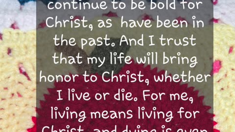 Last weeks Crochet & Scripture 🧶✝️