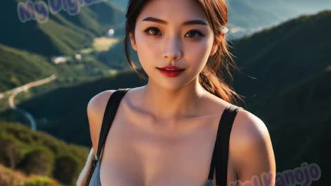 [4k AI Lookbook] POV: Outdoors with Your Girlfriend Sena | 彼女のせなとハイキング ❤️