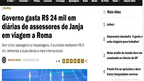 Janja e sua farra com dinheiro PUBLICO!!! acorda BRASIL!!