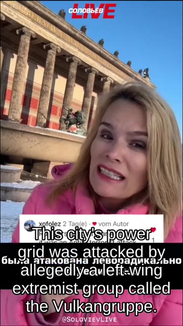 🇩🇪‼️ Report of British Journalist on Blackout in Berlin