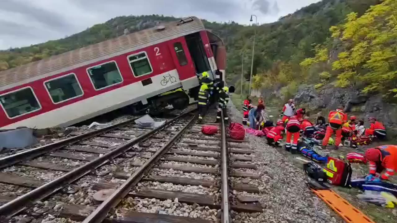 Train collision in eastern Slovakia. According to authorities, no one was killed,