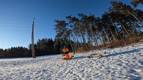 ❄️⛄🏂🎿 2024 Winter Wonderland Edition ☀️🌴 Hiking Pinhey Forest Part 3 In Ottawa Canada 🍁☀️⛄