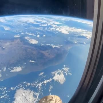 Axiom 3 departing the International Space Station 👋