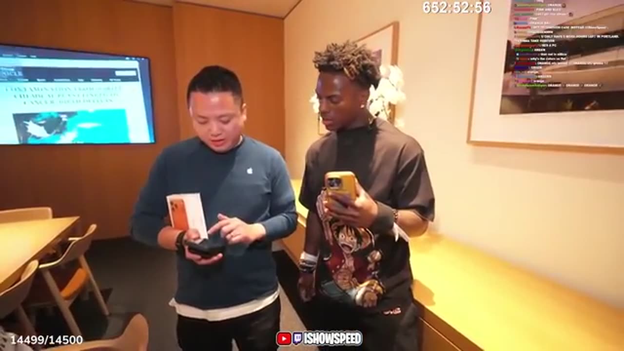 iShowSpeed ​​kauft das neue iPhone 17!