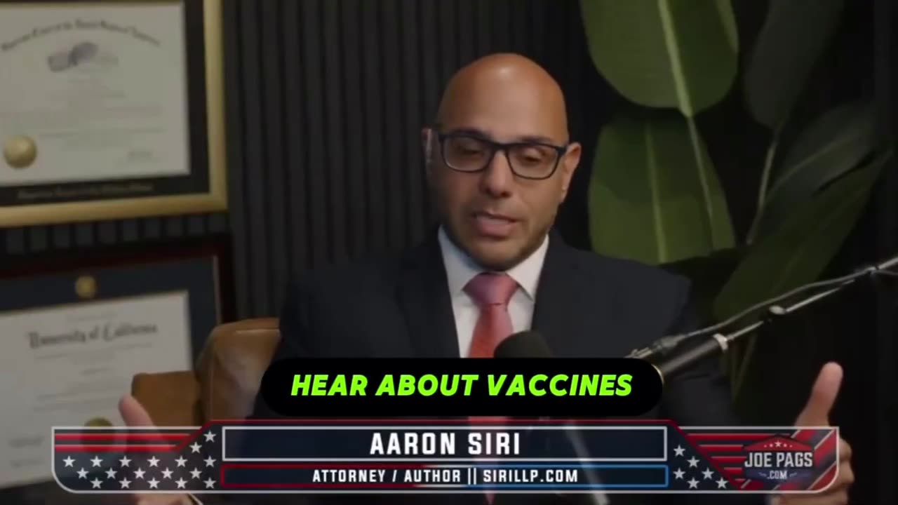 Aaron Siri – Vaccine Definition – “Product that Causes So Much Harm it Needs Federal Protection”