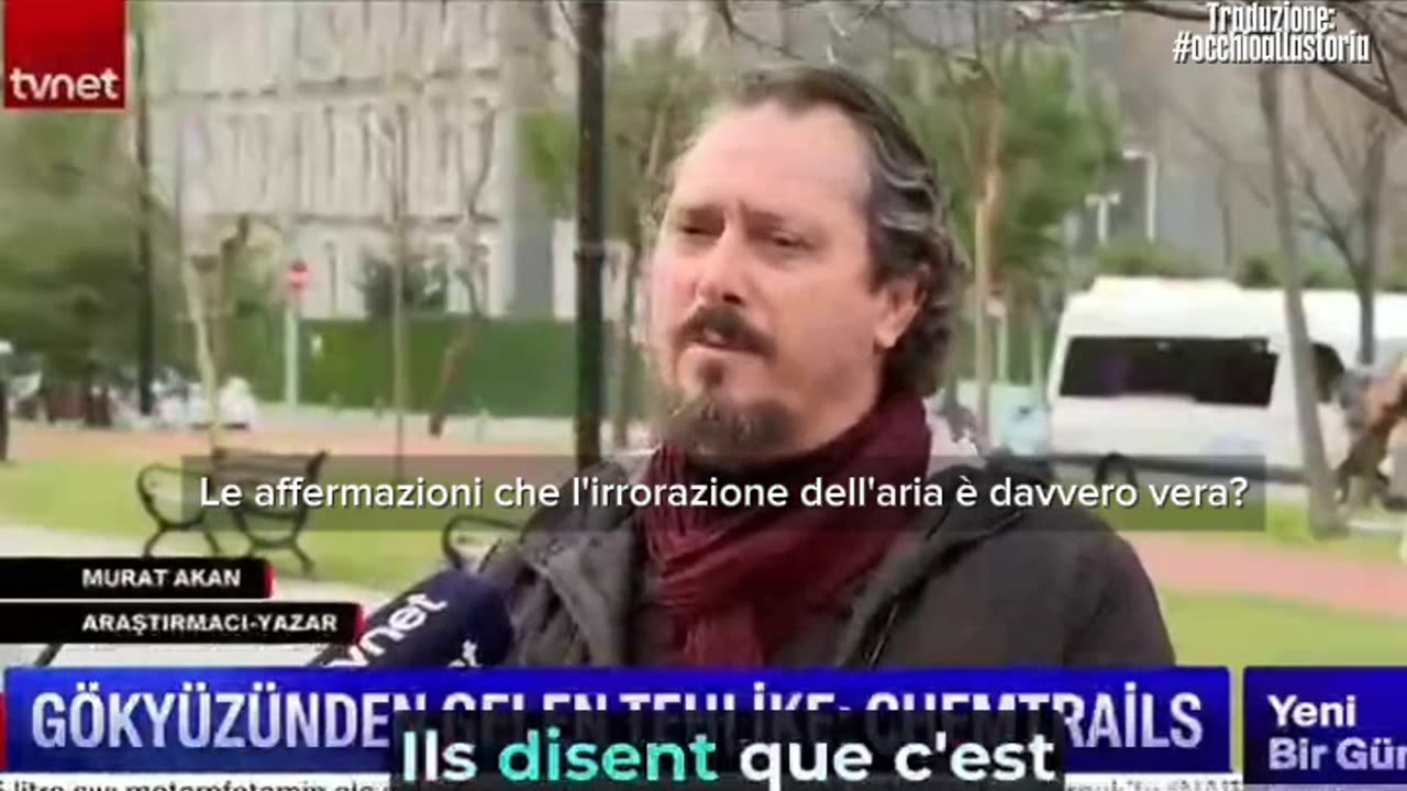 denuncia della tv Turca sulle scie chimiche che avvelenano tutte le forme di vita.