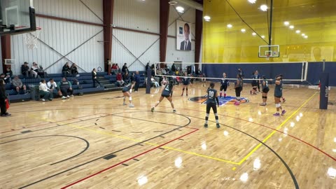 2025 AAU Valentine's XOXO Gold Semifinal vs Broncos LV - Set 1 of 2
