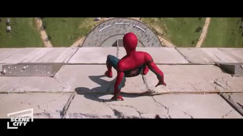 Spider-Man Homecoming: Peter Rescues His Classmates in Washington (Tom Holland, Zendaya Scene)