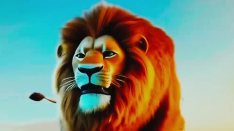 Lion eat cow 🐮