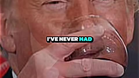 Donald Trump jokes about his decision to avoid alcohol and ponders