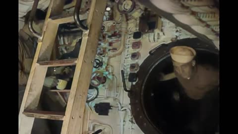 Inside Uboat U-505 May 31, 1945! US Navy Crew #submarinehistory #submarine #uboat #ww2