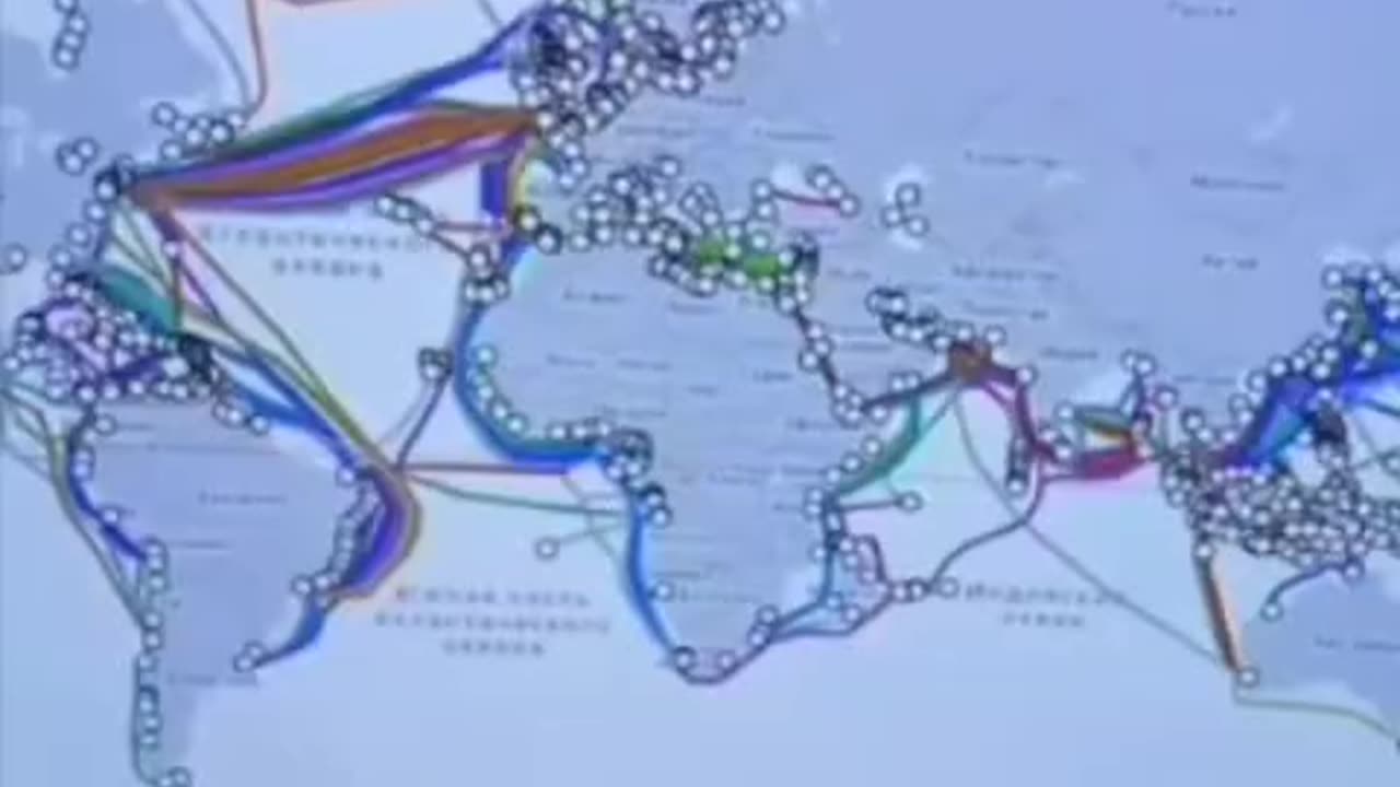 Communications are done through the cables ❗️❗️❗️Sea cables map ❗️