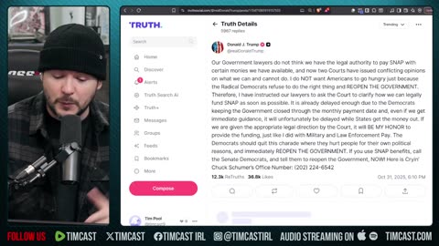 FOOD STAMPS GONE, Family CAUGHT LOOTING Says Post, Judge Orders Trump TO PAY | Tim Pool