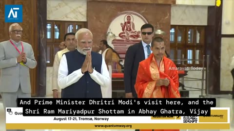 PM Modi Unveils World’s Tallest 77-Ft Ram Statue in South Goa | Amaravati Today