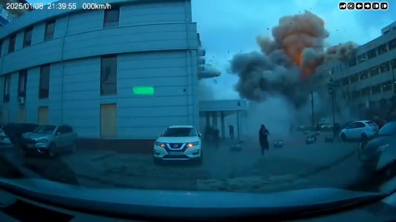 Russian Bomb Hits Ukrainian Sich Motor Company