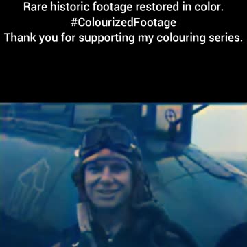 B-17 Crewman Removes Unexploded Round #ColourizedFootage