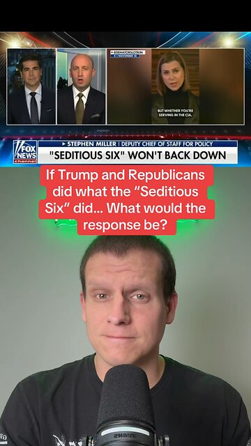 Stephen Miller asks a very important question about the “Seditious Six” on Fox News.