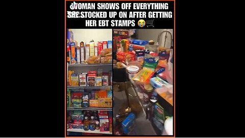 WOMAN SHOWS OFF what she Bought After Getting Her EBT Stamps - Taxpayers paid for