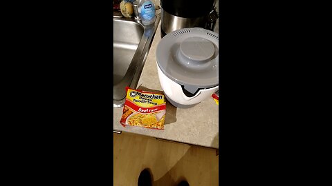 Eating Maruchan Ramen Noodle Beef Flavor, Dbn, MI, 3/8/25