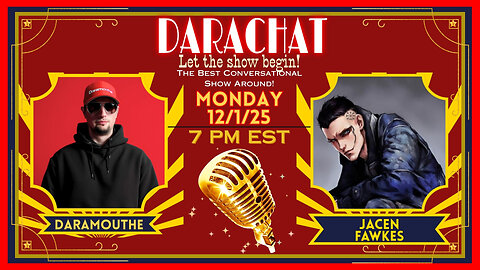 DaraChat: He's My Guest from Norway and a Musical King, Jacen Fawkes!