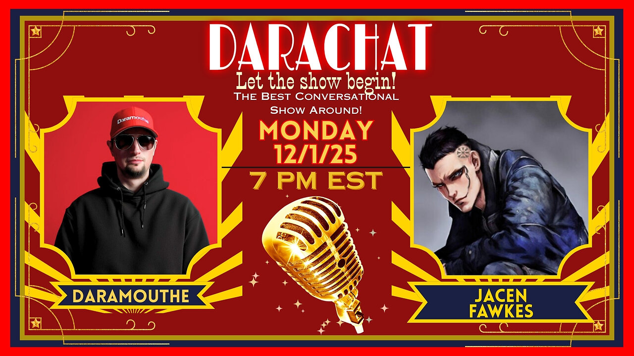 DaraChat: He's My Guest from Norway and a Musical King, Jacen Fawkes!