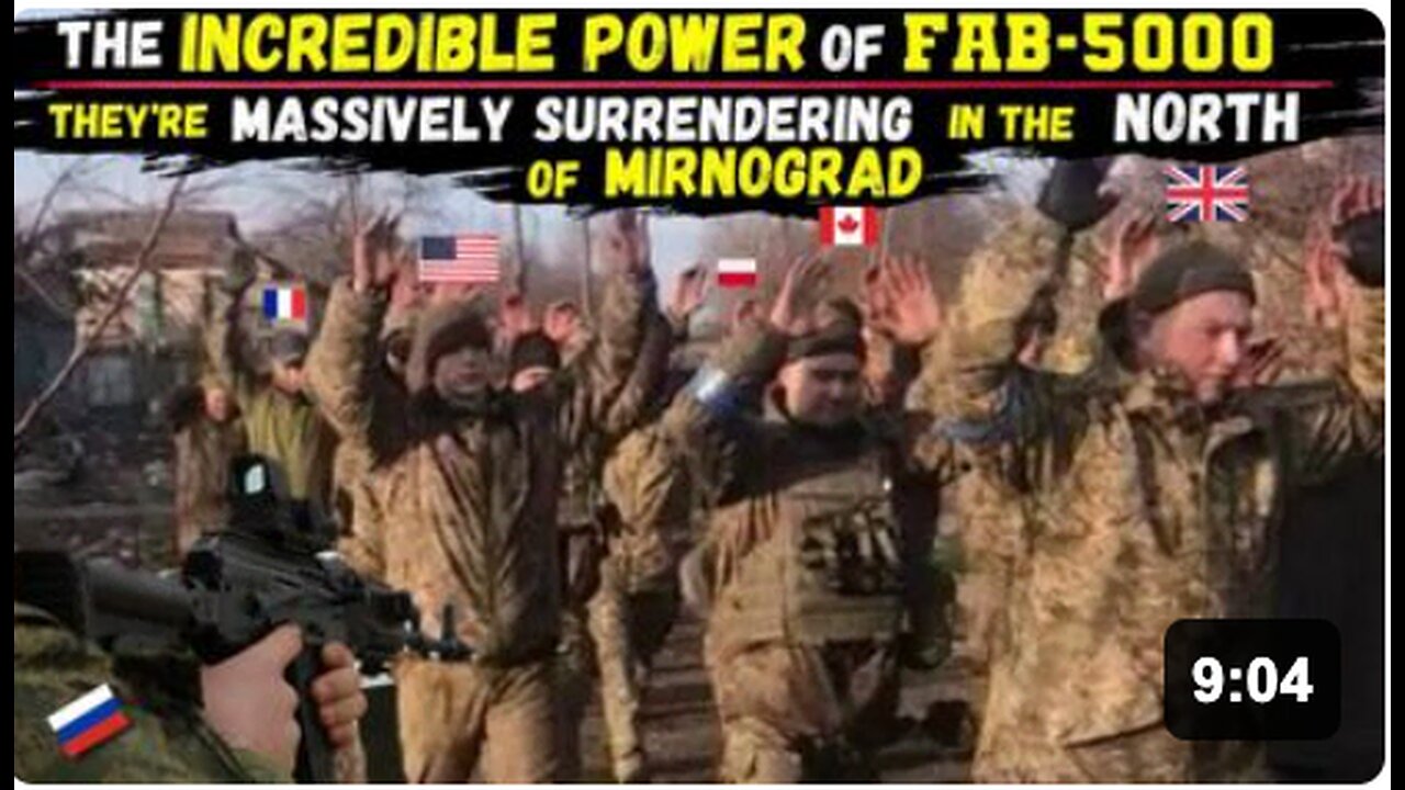 Foreign MERCS Surrendered en MASSE, right after FAB-5000 wiped out an Entire City BLOCK in MIRNOGRAD