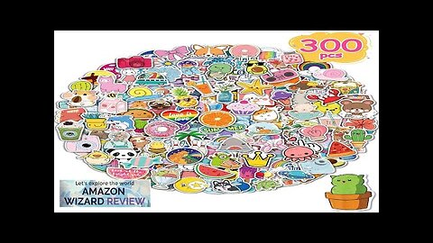 Sticker for Water Bottles 300 Pcs/Pack Cute Vinyl Waterproof Vsco Laptop Stickers Review