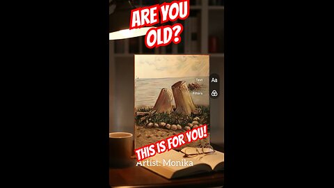 ⭕️My UNIQUE Original Texture Hand painting- Witness of time