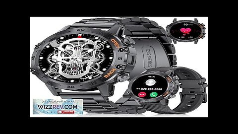 FOXBOX Smart Watch for Men Answer/Make Call for Android iOS 400mAh Military Review