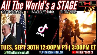 Trump's 20-pt Peace SCAM, Israel Buys TikTok, The Charlie Kirk Story is a Hollywood Movie w KELLEY LANE, Global Sumud Flotilla Nearing Gaza, The ICE Wars (Portland, Chicago, LA) w BRIAN GAVIDIA | THL LIVE Tues, Sept 30th 12pm PT